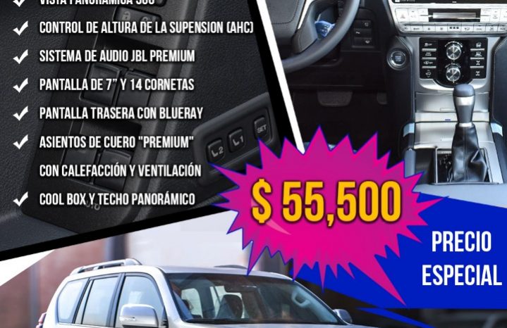 Toyota Prado 2018 ???? SUPER OFERTAS CON "S" DE SOLO EN SEGREX!! NO TE LAS PIERDAS... ????TOYOTA PRADO VXL 3.0L DIÉSEL, TRANSMISIÓN AUTOMÁTICA, MODELO 2018, EN TAN SOLO 60,000 USD.